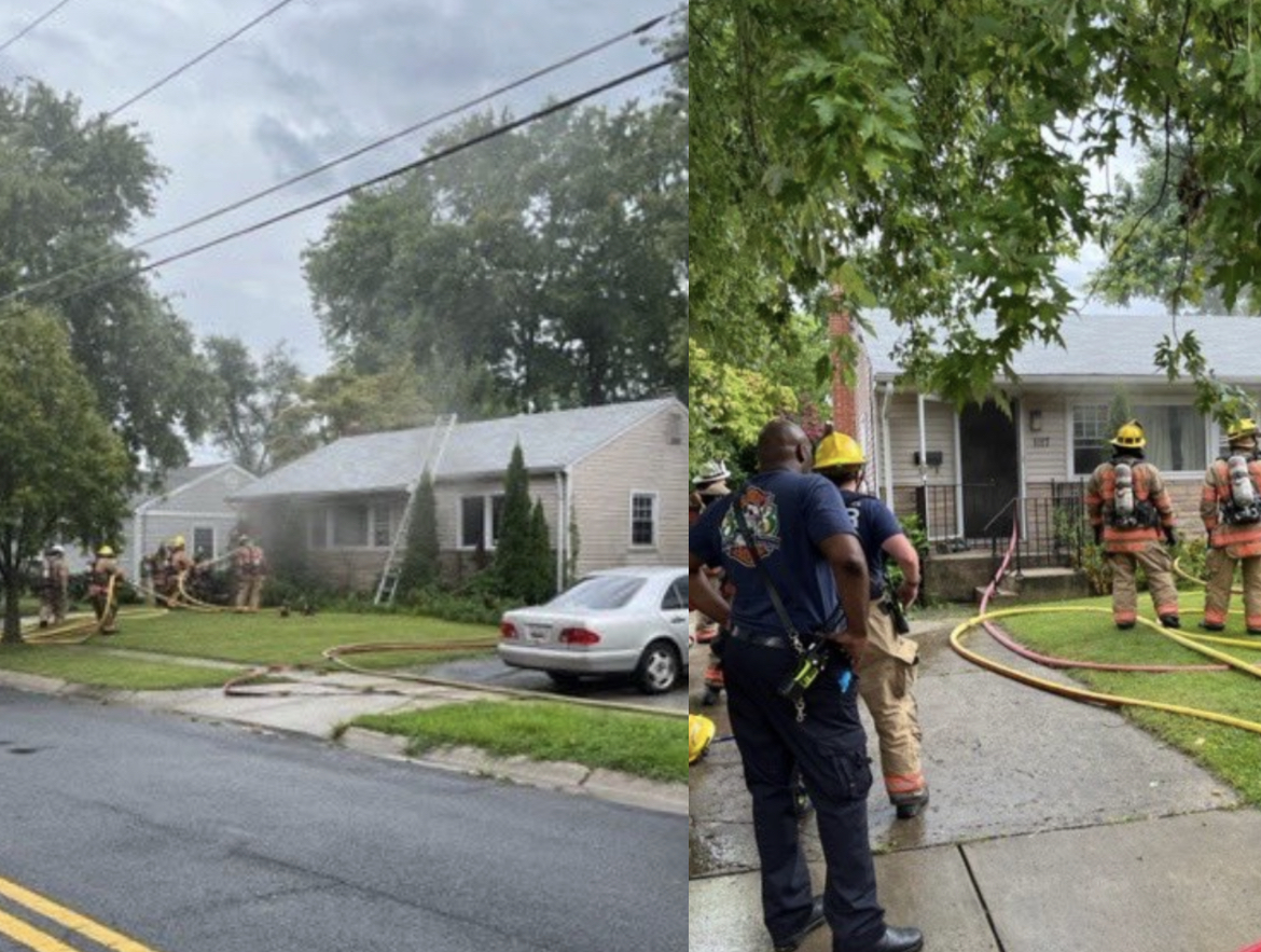 MCFRS Respond to House Fire Monday in Rockville - The MoCo Show