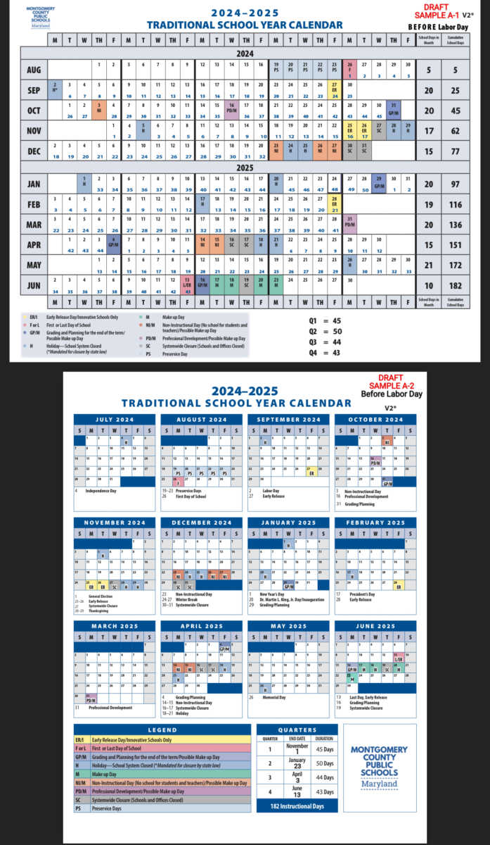 MCPS is Asking For Feedback on Two Calendar Options For the 20242025