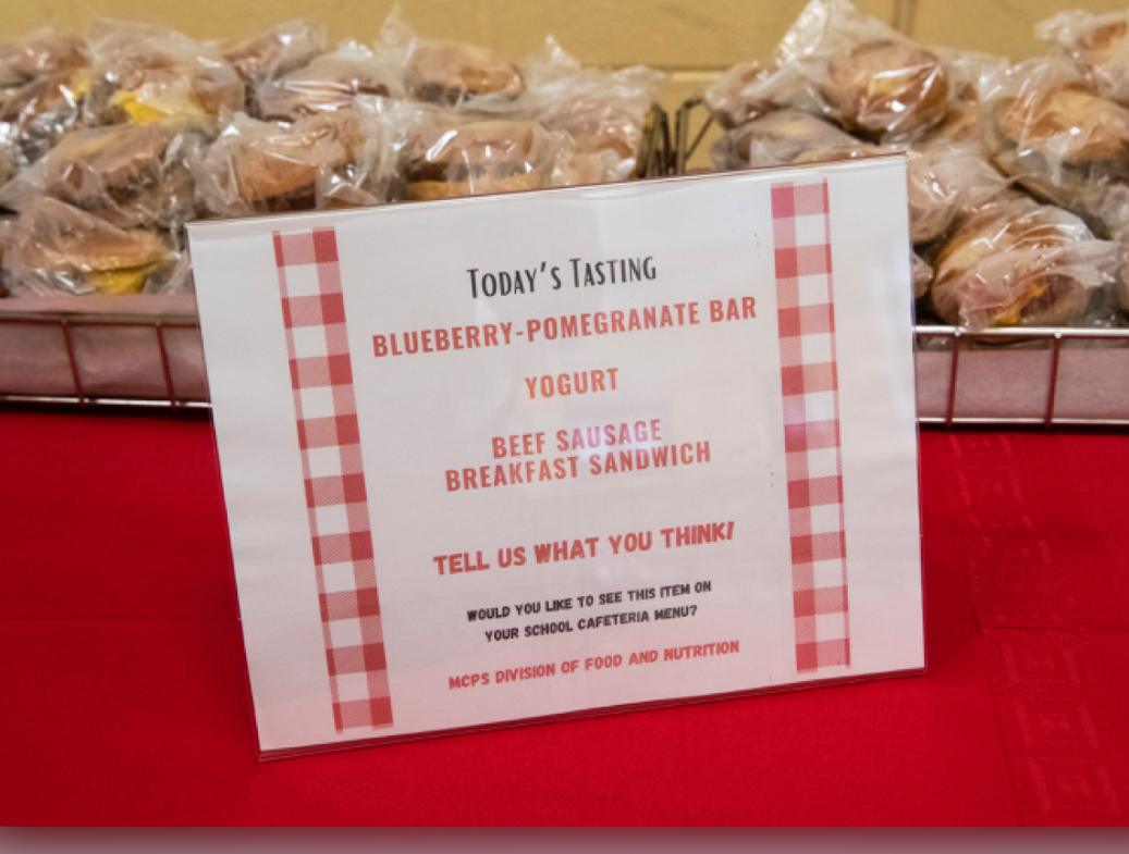 100 MCPS Students Taste Test Possible Breakfast Menu Items; MCPS School ...